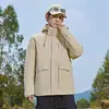 Nueva Chaqueta de Plumón Estilo Montaña Otoño e Invierno, Conjunto Desmontable Tres en Uno, Ropa Impermeable de Montañismo para Hombre, Cálida