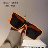 Gafas de Sol de Una Pieza de Estilo Coreano Modernas y Geniales 2025 Nuevas con Montura Cuadrada Gafas de Sol Estilo Ins para Celebridades de Internet Unisex
