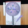 Artesanía de Bambú 10 pulgadas 8 pulgadas Abanico de Seda Plegable Estilo Chino Abanico Plegable Estilo Antiguo Abanico de Tela de Seda Abanico Artístico