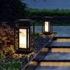 Luminária de Gramado LED Novo Estilo Chinês Luminária de Gramado para Pátio Jardim de Comunidade de Vilas Luminária de Gramado para Paisagismo Personalizável