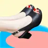 Sandálias populares de couro macio de ponta aberta para o verão, sapatos femininos plataforma antiderrapantes, sandálias de salto alto de comércio exterior