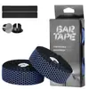Equipamento de Ciclismo Fita de Guidão de Bicicleta Design de Favo de Mel Silicone Antiderrapante EVA Absorção de Choque Fita de Guidão de Silicone de Favo de Mel para Bicicleta