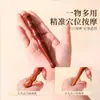 Bastão de Acupressão Sândalo Medicina Tradicional Chinesa Caneta de Acupressão Bastão de Massagem com Óleo Essencial Caneta de Acupressão Bastão para Abrir Pontos de Acupuntura Bastão para Puxão Muscular Caneta de Ponto de Acupuntura Bastão de Ponto de Acupuntura
