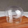 Copo Mousse Transparente em Formato de Tigela, Copo Descartável para Pudim, Copo de Madeira, Copo para Gelatina de Sobremesa, Pode Ser Combinado com uma Tampa, Copo para Chá de Leite Impresso