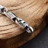 Pulseira de prata de lei 925 atacado pulseira padrão losango personalidade pulseira dominadora moderna prata tailandesa joias retrô desgastadas