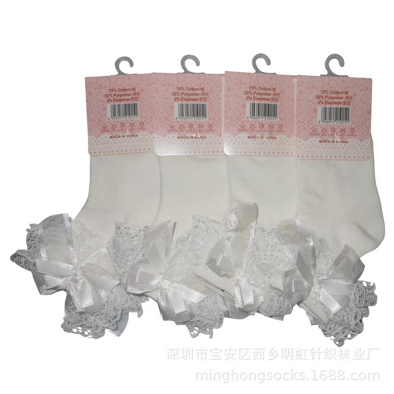 花边儿童棉袜 舞蹈