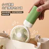Ventilador Portátil Recarregável de Mão para Exterior Três Velocidades Modelo Novo de Verão, Ventilador Pequeno de Mesa Portátil Três Velocidades Atacado