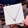 Collar con colgante de planeta de acero de titanio para mujer, tendencia en TikTok, estilo ins, cadena para la clavícula única y a la moda