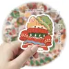 50 Pegatinas Navideñas Decorativas Más Vendidas Transfronterizas, Fundas para Teléfono Móvil, Cajas de Regalo, Pegatinas Decorativas para Cuaderno de Refrigerador, Tazas de Agua