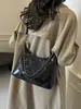 Bolso bandolera de cadena con patrón de rombos de alta gama transfronterizo 2026 nuevo moderno versátil para el trabajo bandolera bolso tote