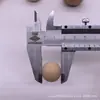 Madeira Sólida Madeira Faia Bola Redonda Tronco Cor Madeira Bola Bola Grande Bola Pintada Contas de Madeira Artesanal DIY Ponto Perfurável