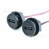 Tuerca hexagonal de bloqueo Tipo-C conector 2P Carga rápida PD Interfaz de carga para dispositivo empotrado roscado