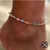 Tobillera ojo de diablo transfronteriza Europa y Estados Unidos moda de verano Joyería de playa tobillera AK010