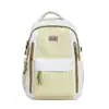 Mochila Escolar para Niñas, Estilo Universitario, Ligera, Versátil, Mochila Suave para Niñas, Estilo Coreano Ins con Rayas, Bolsa de Viaje para Estudiantes de Secundaria y Preparatoria