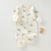 Mameluco para Bebé Primavera y Otoño Algodón Puro Sin Etiquetas Ropa Interior Bodysuit Ropa para Bebé Primavera y Otoño
