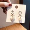 Aretes de Alta Gama para Mujer, Aretes Nicho, Joyería de Temperamento de Flor de Perla Retro, Aretes para Puesto Mayorista
