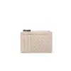 Tendencia Transfronteriza Monedero de Cremallera Color Sólido Tejido a Mano Elegante Moda Exquisito Mini Porta Tarjetas Bolsa para Llaves