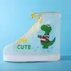 Nuevas Cubrezapatos Impermeables de Moda para Niños Niños y Niñas Estudiante Exteriores PVC Antideslizantes Cubrezapatos Escolares de Viaje Cubre pies a Prueba de Polvo