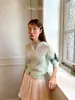 Suéter cárdigan fino de mohair versátil, dulce y simple, estilo coreano Ovinsyang, nuevo para Otoño 2026
