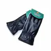 Guantes de cuero con forro polar para abrigar Pantalla táctil Negros Para ciclismo Tres líneas Para hombre y mujer Invierno Guantes de PU Puño con pelo en V Regalos Puesto callejero