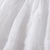 Ropa a juego para padres e hijos, descanso para el té, halter, sin mangas, vestido de niña, verano nuevo, francés, impresionante, flores bordadas, vestido blanco