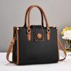 Bolso Tote de Cuero Suave Romboidal Vintage Simple Combinable Moda Bolso de Hombro Lujo Ligero Transfronterizo Textura de Alta Gama Bolso de Mano