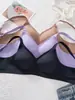Sujetador de Gel Suave de Soporte Sin Costuras Tallas Grandes para Mujer, Push-Up Cómodo, Espalda Bonita, Sujetador con Cierre de Gancho y Ojal, Anti-Caída, Transfronterizo