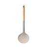 Utensílios de cozinha de silicone antiaderente com cabo de carvalho, espátula de cozinha, utensílios de cozinha, espátula para fritar, colher de sopa, conjuntos de cozinha