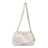 Bolso de hombro casual simple 2023 Nuevo bolso de invierno para mujer bolso tipo cubo con cadena romboidal moda estilo occidental bolso cruzado