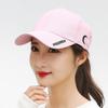 Sombrero Estilo Coreano para Mujer Gorra Creciente Bordada con Letras Moda Exterior Protector Solar Gorra de Béisbol Casual para Hombre