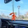 Colgante Celebridad de Internet Pato Asado que Cambia de Color Creativo Pato para Coche Creativo Espejo Retrovisor Decoración para Coche Coche Decoración Lindo Pato