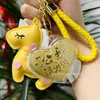 Llavero de Corazón de Oro Puro 999, Colgante de Suerte de Trébol de Cuatro Hojas Dorado, Regalo para Novia, Regalo para Mejor Amiga, Colgante Atractor de Riqueza