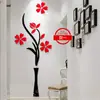 Pegatinas de Pared Creativas 3D de Cristal Acrílico Transfronterizas para Sala de Estar, Pared de Fondo de TV y Decoración de Entrada Decoración del Hogar