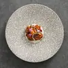 Platos de Cerámica Blanca Esmaltada del Fabricante, Nuevo Modelo 2026, Vajilla de Alta Gama, Platos de Cena para Hotel, Vajilla Creativa de Color Bajo Esmalte