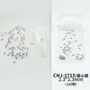 Accesorios para Uñas con Remaches de Aleación de Alta Venta en Oro y Plata, Decoraciones Metálicas Simples Versátiles para Uñas con Estrellas y Corazones