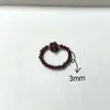 Transmisión en Vivo Popular Anillo de Mujer con Perlas Cuerda Elástica Apilamiento Artístico Anillo para el Dedo Índice Anillo Hecho a Mano de Alta Gama Joyería al por Mayor