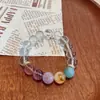 Pulseira de Cristal Branco Natural, Pedras Preciosas Coloridas, Pulseira de Cristal de Água-Marinha Mais Vendida no Atacado, Joias de Luxo Leve de Alta Qualidade