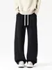 Pantalones Casuales Deportivos de Dobladillo Curvo Estilo Americano para Hombre ACU, Pantalones Largos Rectos Sueltos de Otoño con Corte Tridimensional
