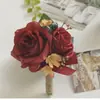Yi Yaguo 2475 Estilo Chino y Occidental Estilo Bosque Invitado Banquete Novio y Novia Ramillete Flor de Muñeca Ramillete para Uso en Bodas