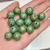 Contas de Laca Peroladas Inteiras de 16 mm, Contas Soltas, Acessórios para Artesanato, Pulseiras DIY Feitas à Mão, Acessórios de Joalheria da Moda