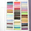 1- Cinta de sarga 500 multicolor de poliéster-algodón de 1-2 cm para tiras de cuello trasero, tiras anchas de tela, tela de ribete, accesorios de cinta de colores