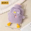 Bolsa de Água Quente de Pelúcia Curta Desenho Animado, Aquecedor de Mão Fofo, Bolsa de Água Quente de Pelúcia, Bolsa de Água Quente Mini de Pelúcia