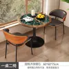 Mesa y sillas de comedor modernas minimalistas hechas a medida del fabricante original, un juego de mesa y sillas de comedor para casas pequeñas, adecuado para uso doméstico y como mesa y sillas de reunión