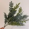 Cachos artificiais de folhas de acácia para arranjos de chão de casamento, decoração de casamento, arranjos florais, folhagem de fundo, decorações de corredor de hotel