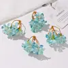 Flores Artificiales con 4 Ramas, Flores de Cerezo, Crisantemos, Decoración de Pared de Flores para Bodas, Accesorios para el Cabello Estilo Bosque DIY, Coronas de Flores, Accesorios de Decoración de Flores para Pasadores