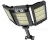 Farola solar ajustable para exteriores, luz de calle impermeable con control remoto para jardín, nueva farola solar de inducción