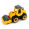 Menino Desenho Animado Escavadeira Decoração de Bolo de Aniversário Ornamento Veículo de Construção Infantil Carro Mesa de Sobremesas Modelo de Trator