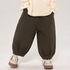 Pantalones Casuales para Niños Changguo Ropa de Otoño para Niños Pantalones Sueltos para Niños Pequeños Estilo Coreano Pantalones Largos de Punto para Niños de Primavera y Otoño