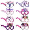 Gafas de Papel Temáticas de Spider-Man Rosa y Sus Amigos Increíbles Accesorios para Fotos de Fiesta Gafas de Araña Femenina