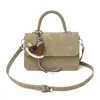 Bolso Pequeño Cuadrado Portátil Estilo Coreano Simple Retro para Mujer 2025 Otoño Nuevo Estilo de Alta Gama Empalmado Bolso de Hombro Cruzado